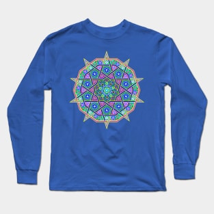 Fantasy oriental mandala pattern Long Sleeve T-Shirt